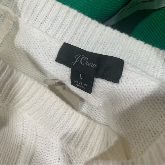 J.Crew Women’s Crewneck Pointelle Knit Pullover Sweater - Picture 11 of 11